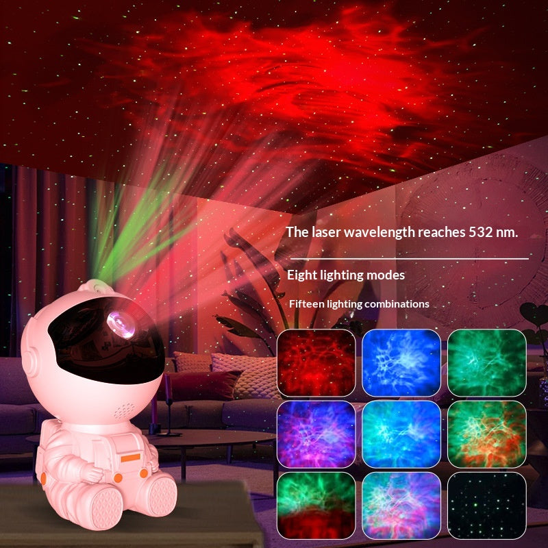 Astronaut galaxy star projector nebula night light