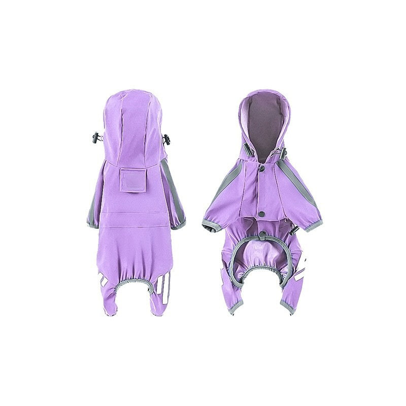 Big Dog Raincoat — Reflective Cape-Style Waterproof Coat | T
