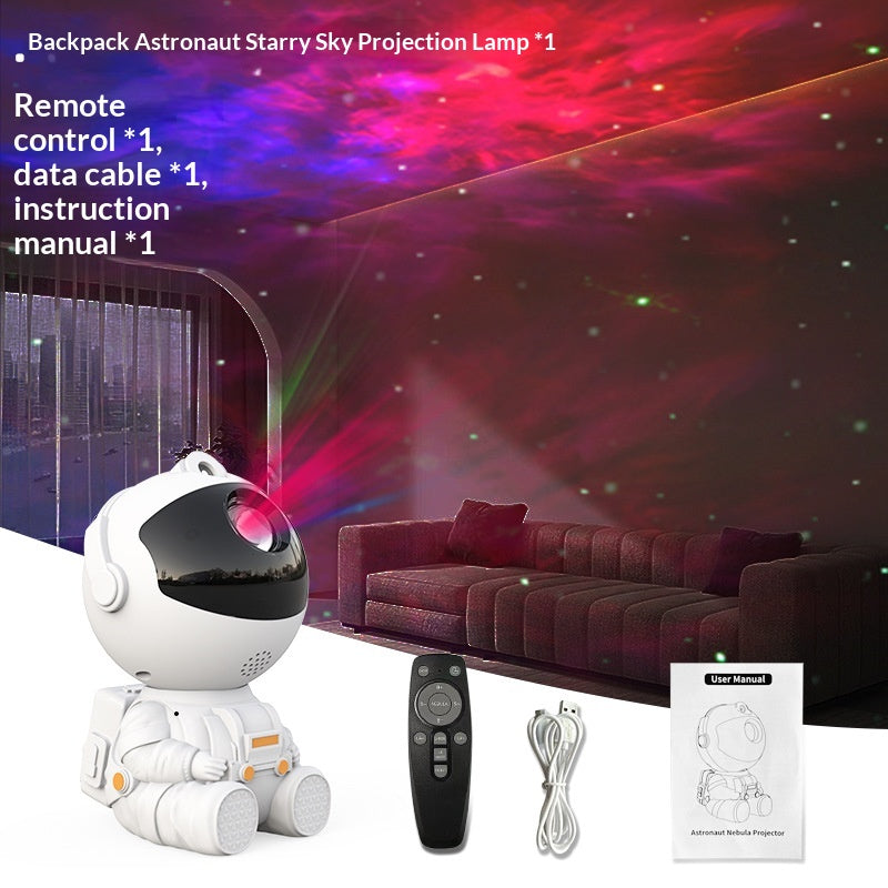Astronaut galaxy star projector nebula night light