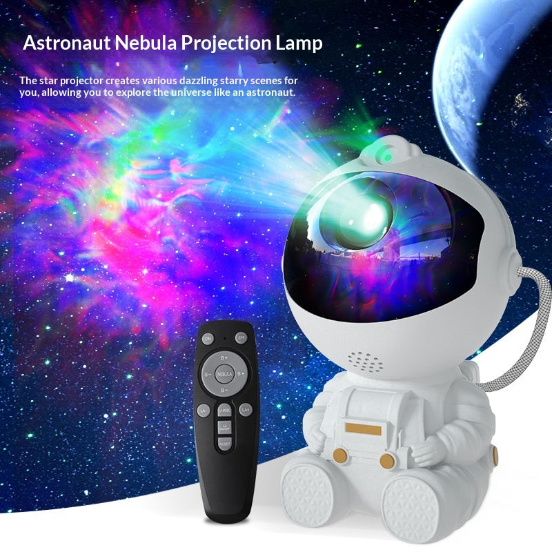 Astronaut galaxy star projector nebula night light